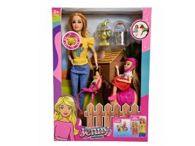 Muñeca JENNY con caballito equitacion